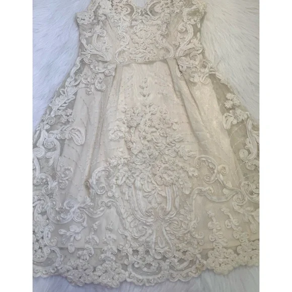 BHLDN Yoana Baraschi Alexandra Dress 💗🤍 - Picture 4 of 10